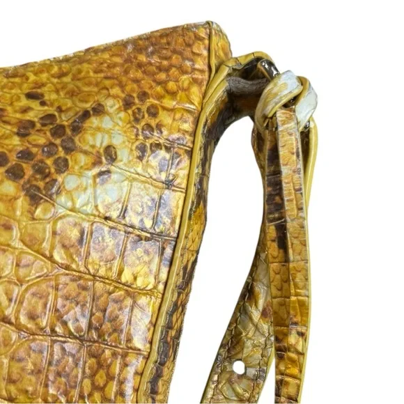 Brahmin Katie Crossbody Canary Yellow Ombré Bag - Picture 14 of 15